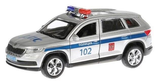 Модель машины Технопарк Skoda Kodiaq Полиция, инерционная КОDIАQ-Р