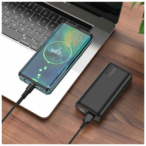 Powerbank 10000mah Type-C PD 30W USB 22.5W, быстрая зарядка samsung, xiaomi / power bank / внешний аккумулятор / повербанк / портативная зарядка