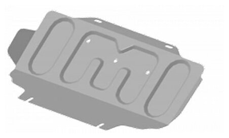 Защита радиатора Motodor для Грейт Вол Ховер H5 2010-2015 сталь 2мм арт: MO.73117-2