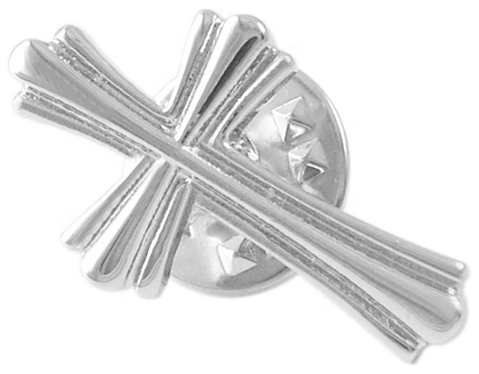 Брошь GENTLETEAM, 1 шт., серебристый — фото 1