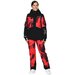 Комплект с полукомбинезоном RAIDPOINT, зимний, карман для ски-пасса, капюшон, водонепроницаемый, размер 44, красный