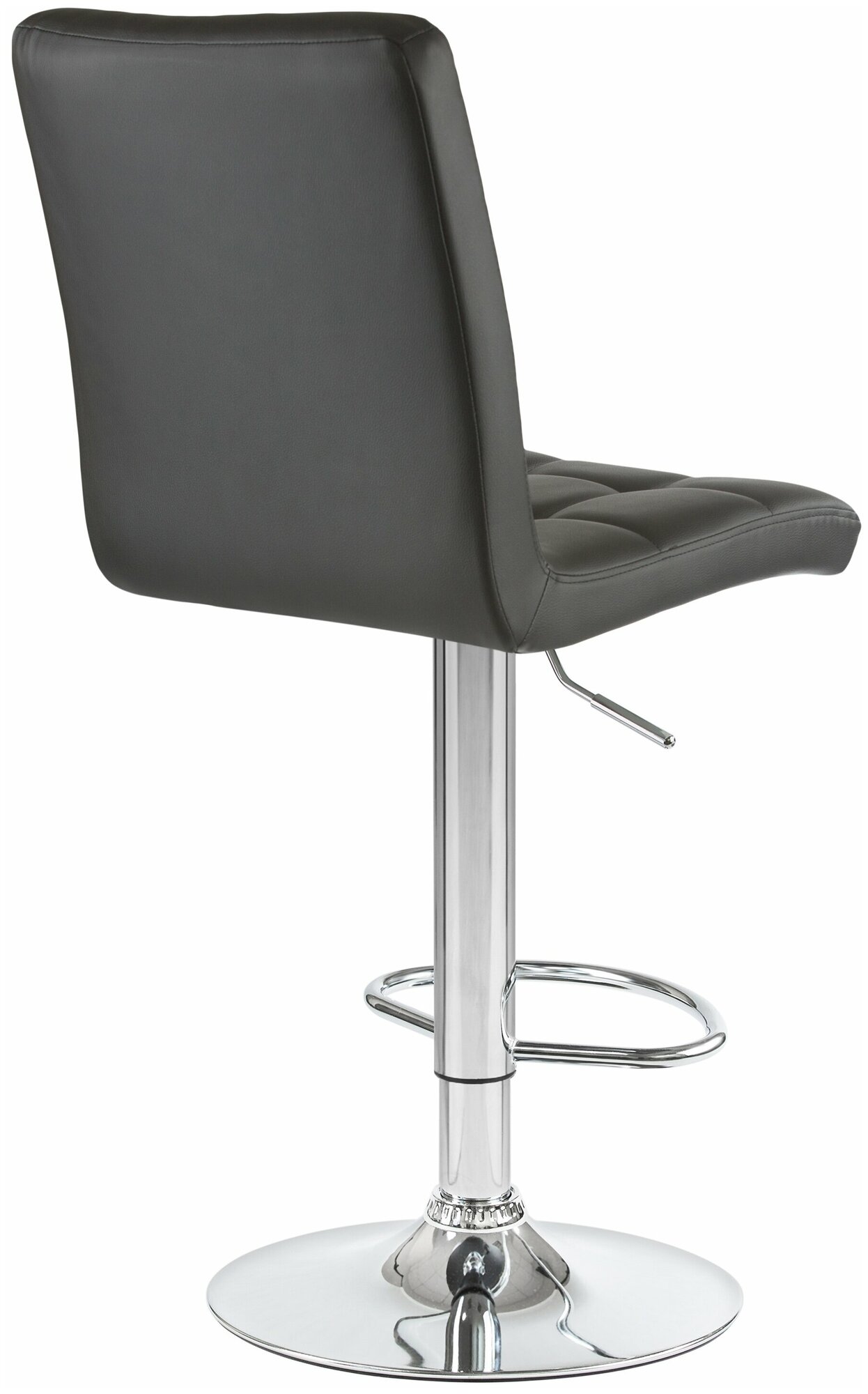 LM-5009 Dobrin Kruger (Крюгер) Барный стул (кожзам PU, черный) - фотография № 4