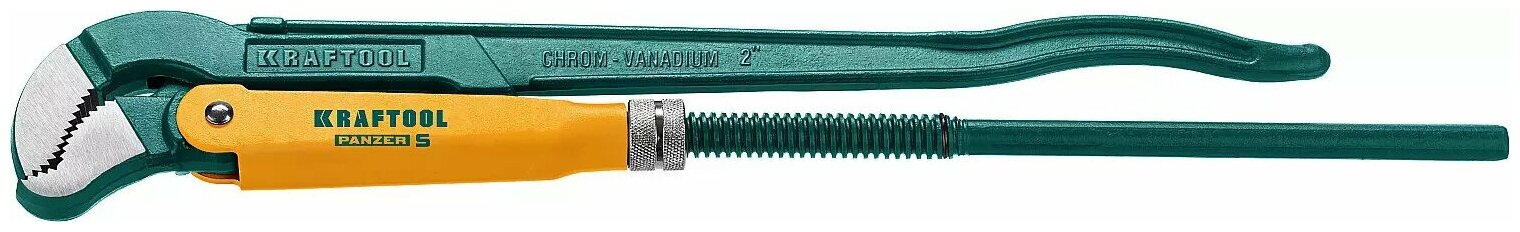 Трубный ключ с изогнутыми губками KRAFTOOL PANZER-S №3 2" 560 мм 2733-20