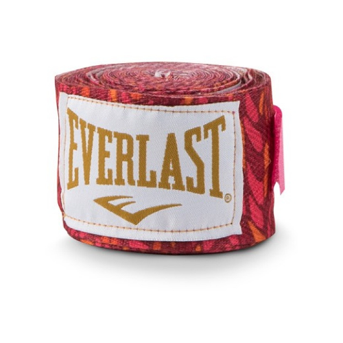 Бинты боксерские Everlast Pink 3 м. (One Size) бинты боксерские everlast spark 3 м black geo one size