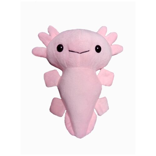 Мягкая игрушка Дивале Аксолотль Головастик розовый 18 см