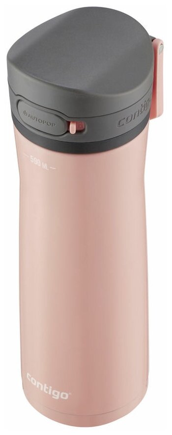 Термос-бутылка CONTIGO Jackson Chill 2.0, 0.59л, розовый/ черный [2156482]