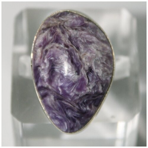 Кольцо True Stones, чароит, размер 18, фиолетовый кольцо true stones чароит размер 18 фиолетовый
