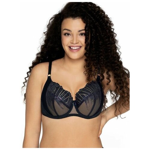 фото Бюстгальтер ava lingerie, размер 80d, черный
