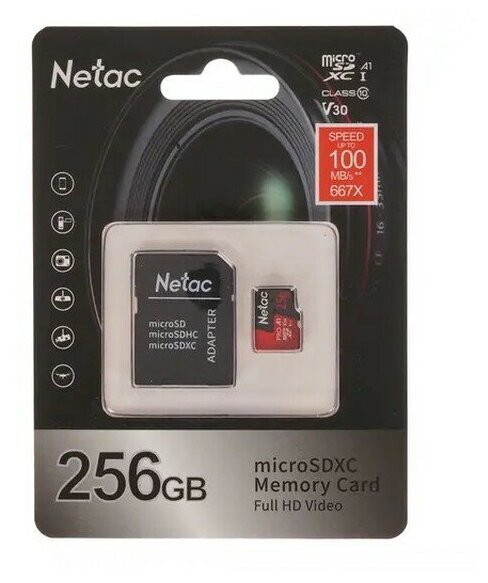 Карта памяти 256GB Netac - фото №12