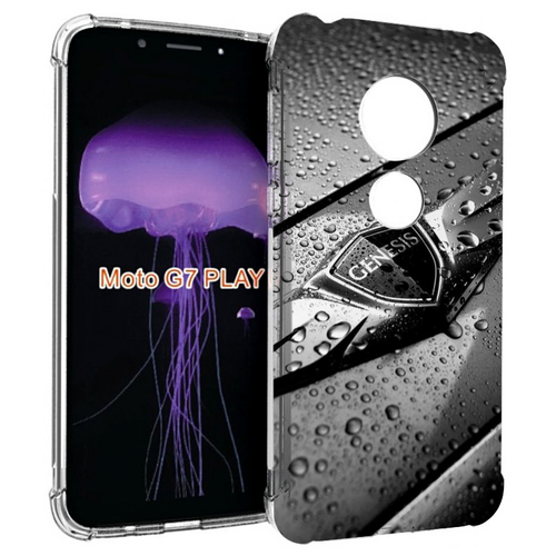 Чехол MyPads дженезис genesis 2 мужской для Motorola Moto G7 Play задняя-панель-накладка-бампер
