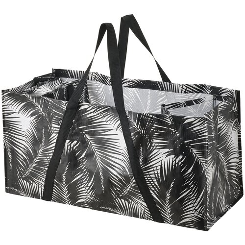 фото Kåseberga косеберга сумка 80x35x30 см/84 л черный/белый икеа