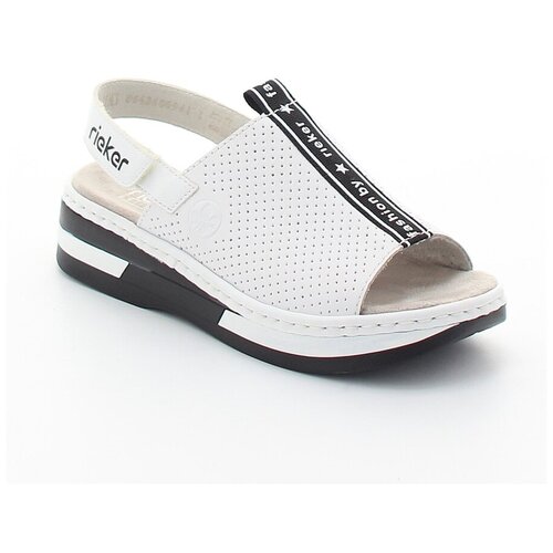 фото Босоножки rieker, размер 37, белый
