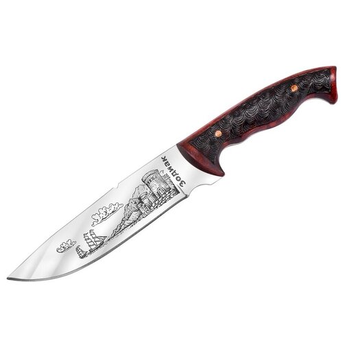 фото Нож зодиак, сталь 65х13, рукоять жженый орех mirus group