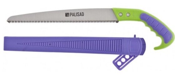 Пила садовая Palisad 236035 300 мм 2-х компонентная рукоятка + ножны подвес для поясного ремня