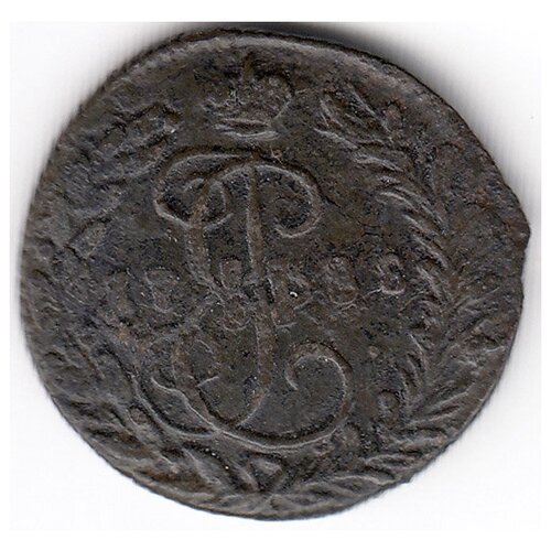 (1788, КМ) Монета Россия-Финдяндия 1788 год 1/2 копейки Деньга Медь VF 1766 монета россия финдяндия 1766 год 10 копеек сибирь медь vf