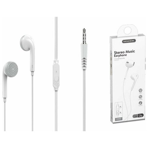 SENDEM V12 Белые наушники - гарнитура 49000₽