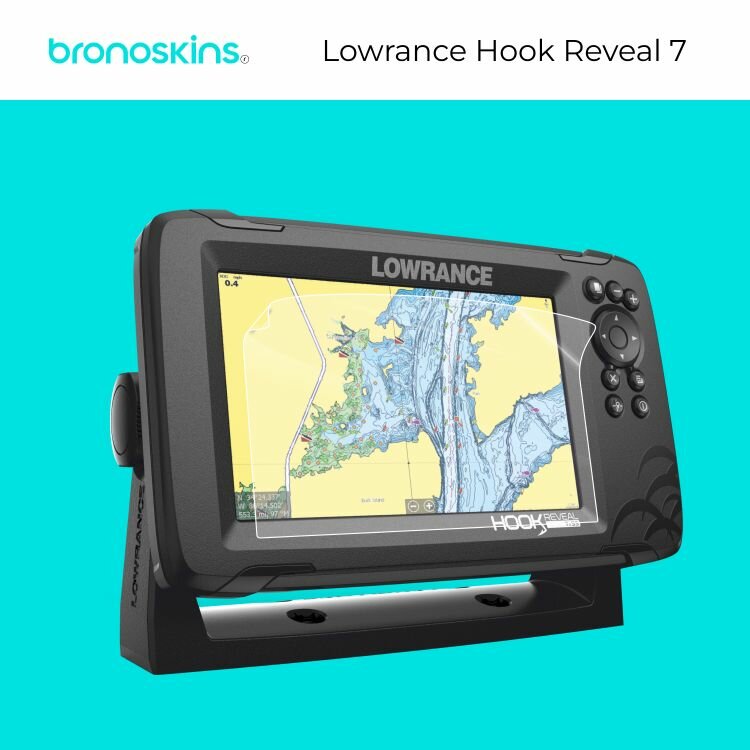 Глянцевая защитная пленка на экран Lowrance Hook Reveal