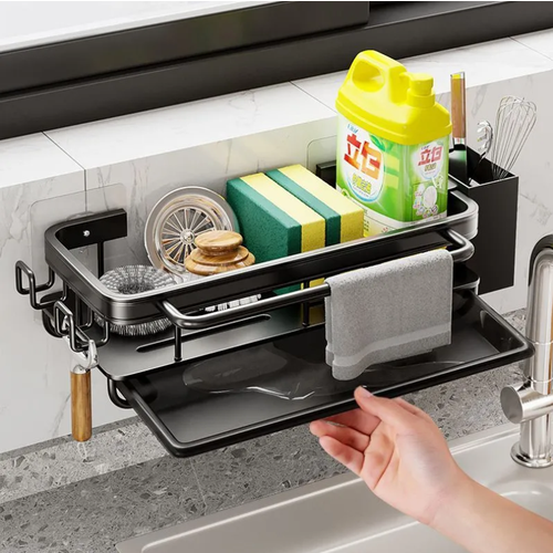 Держатель для посуды/самоклеящиеся кухонные органайзеры