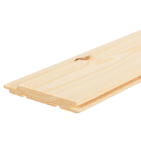 Вагонка из хвойных пород древесины (сосна, ель) с профилем "евро" является одним из самых популярных и  ...