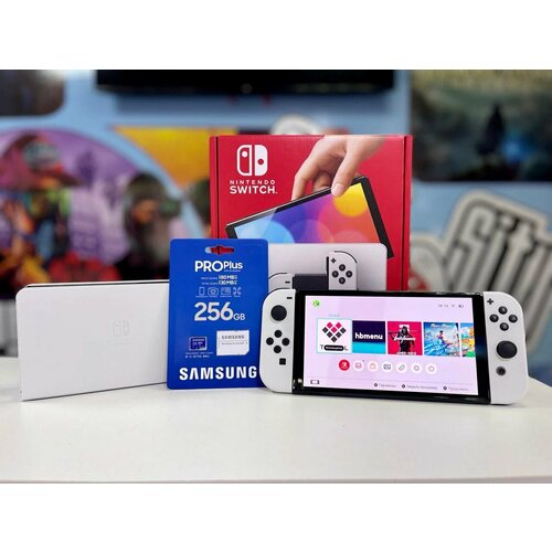 Nintendo Switch Oled White 64256gb Raspberry pi 2024 70 игр 41780₽