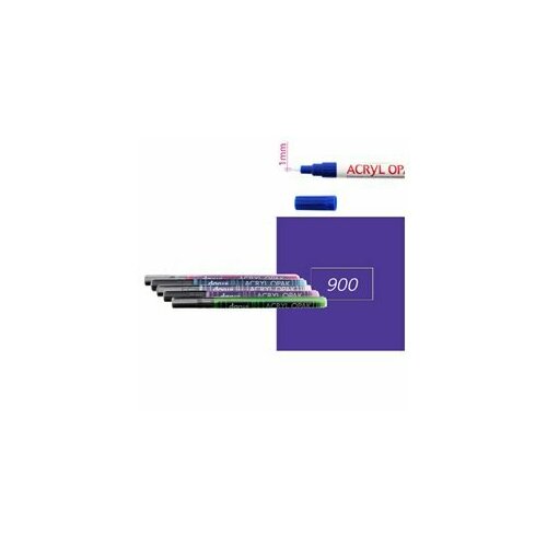 Фиолетовый Акриловый маркер DARWI Acryl Opak 1мм 198₽