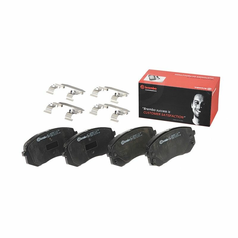 Тормозные колодки дисковые передние BREMBO P30056 для а/м HYUNDAI Sonata, KIA Soul