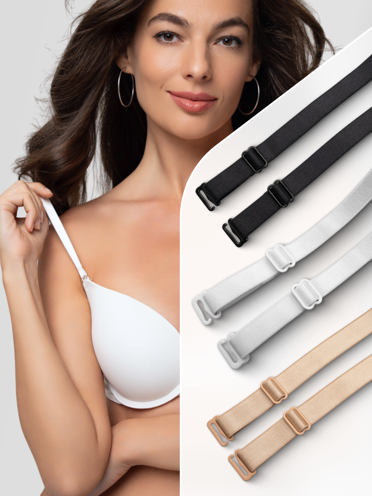 Лямки, бретели для бюстгальтера комплект — фото 1