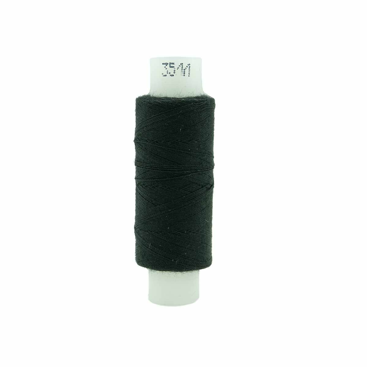 Нитки швейные армированные черные, 35ЛЛ, 20 шт по 200 м, ПНК им. Кирова — фото 1