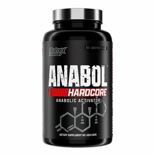 Nutrex Anabol Hardcore 60 капсул для увеличения силы, массы и улучшения общей физической формы.