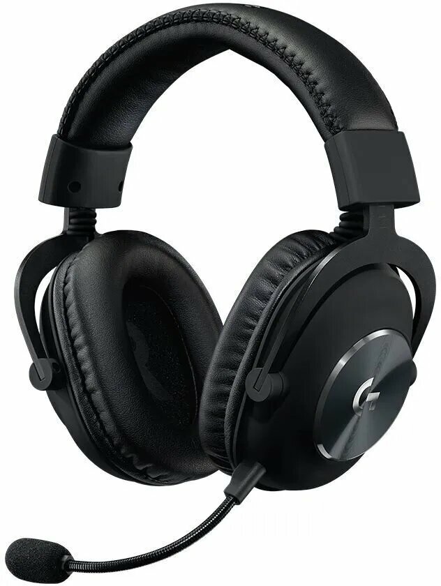 Logitech G Наушники проводные с микрофоном PRO X, 3.5 мм, 3.5 мм x2, черный