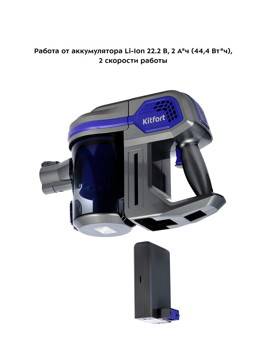 Вертикальный пылесос Kitfort КТ-5103 — фото 1