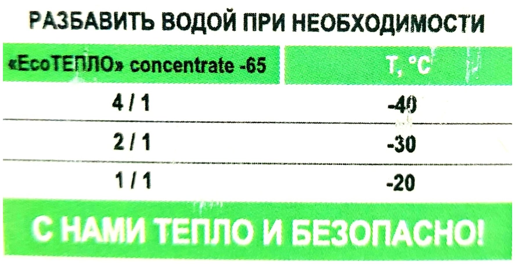 Теплоноситель ecoТепло Пропиленгликоль -65С, 10кг - фотография № 2