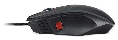 Мышь Acer Nitro NMW120, игровая, оптическая, проводная, USB, черный и красный [gp.mce11.01r] - фото №7