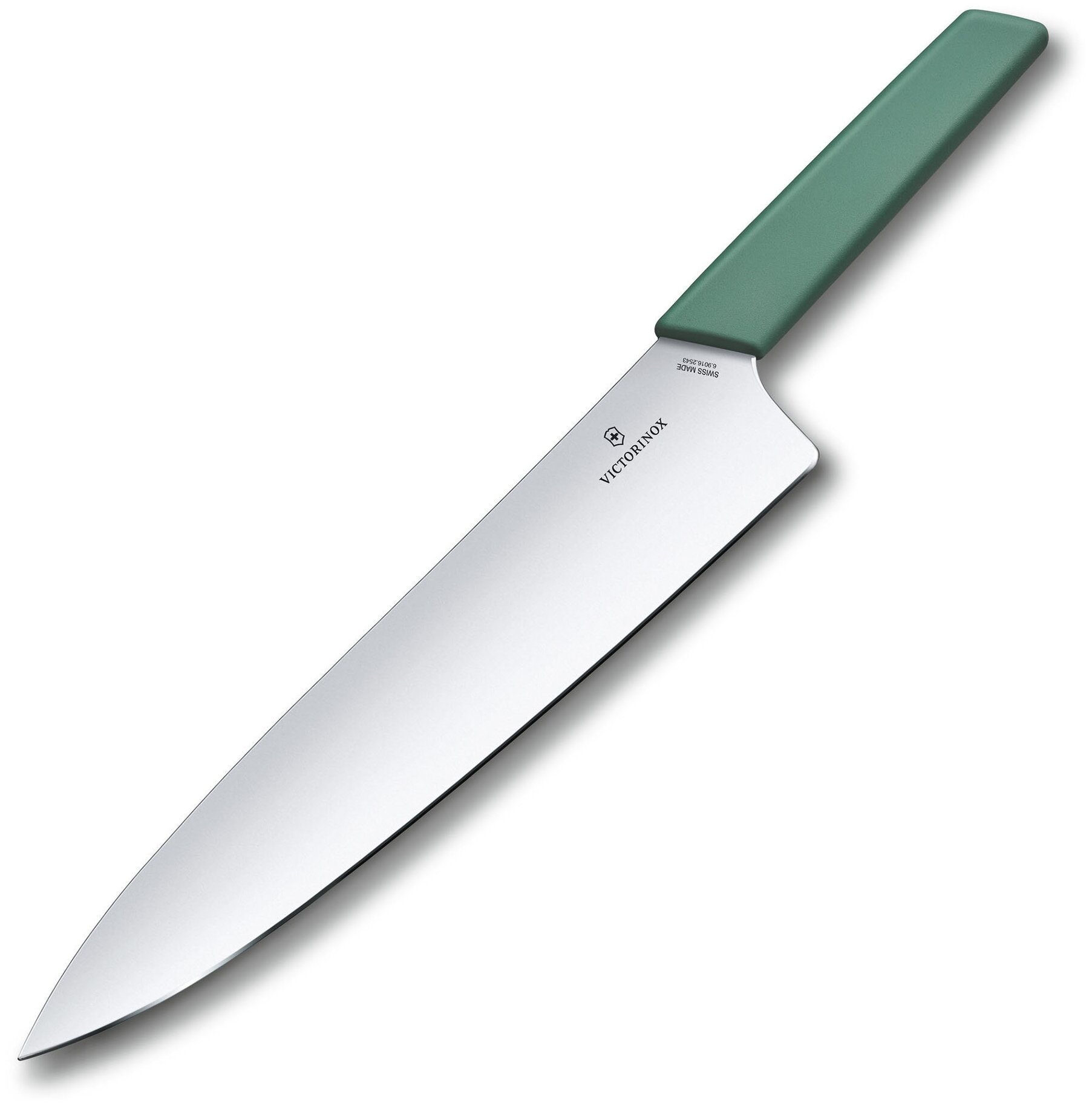 Victorinox Kitchen 6.9016.2543B Нож для разделки универсальный victorinox swiss modern, лезвие прямое с заостренным кончиком 25 см, зеленый