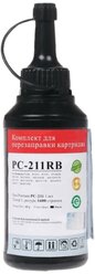 Pantum Refueling set PC-211PRB (аналог PC-211RB) for P2200/P2207/P2500/P2500W/P2507/М6500/M6500N/М6500W/M6550/М6550NW/M6600N/M6607/М6607NW (chip + toner on 1600 pages)