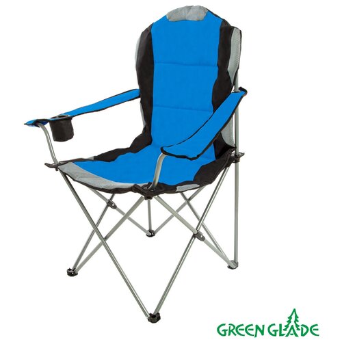 Кресло Green Glade M2315 синий/серый кресло green glade m2315