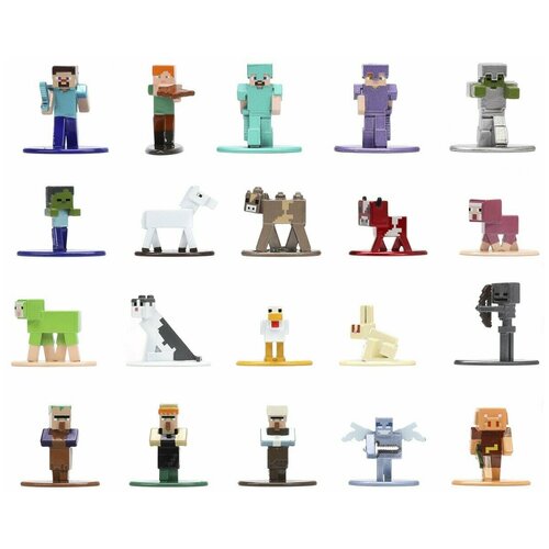 Набор Jada Toys: Nano Metalfigs: Minecraft wave 6 1.65