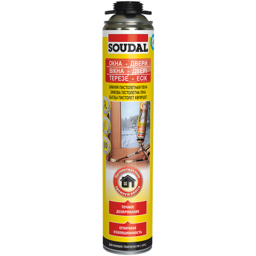 Монтажная пена Soudal 115003 750 мл зимняя 1 шт.