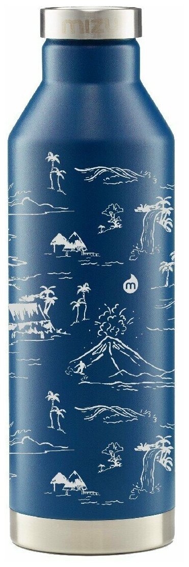 Термобутылка MIZU V8 HAWAIIAN PRINT, Ocean Blue, 800 мл