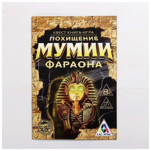 Квест книга игра «Похищение мумии Фараона» квест книга игра похищение мумии фараона теропром 2578109