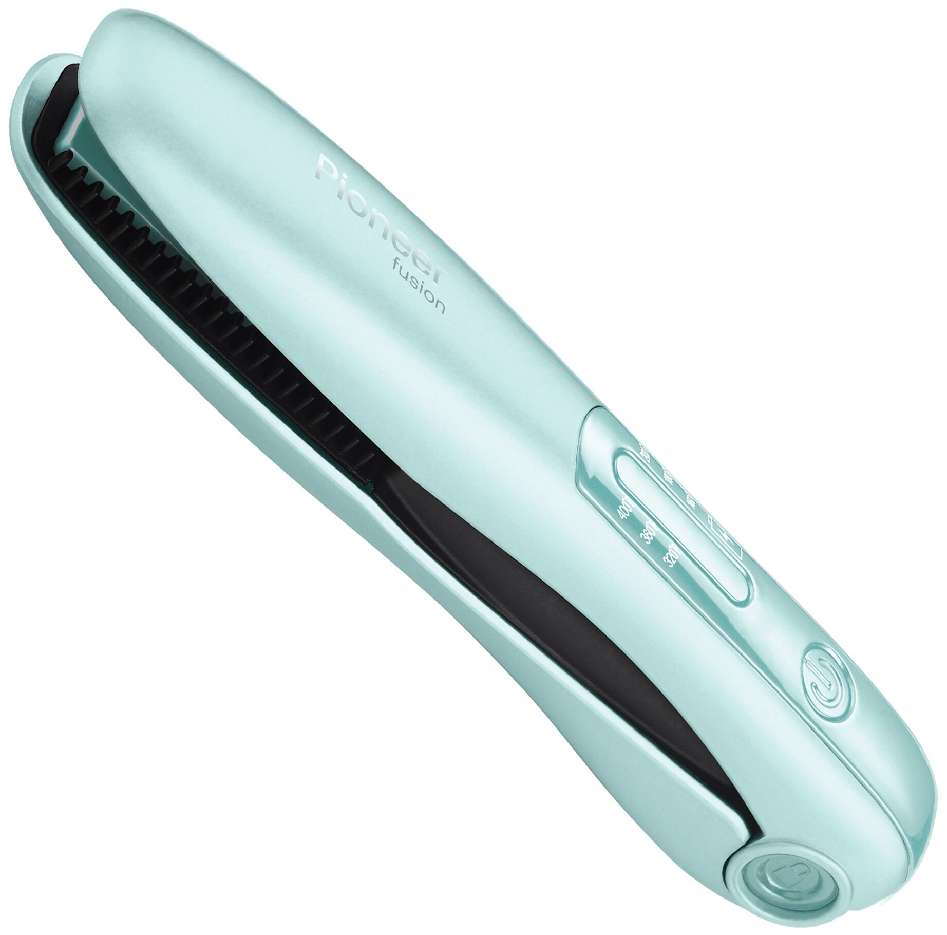 фото Беспроводной выпрямитель для волос Pioneer HS-1006R с LED- дисплеем, рабочими пластинами с керамическим покрытием 14х62 мм и USB кабелем, 3 режима нагрева