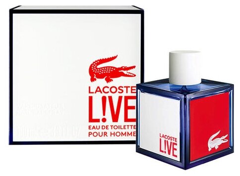 Lacoste, Live, 100 мл, туалетная вода мужская