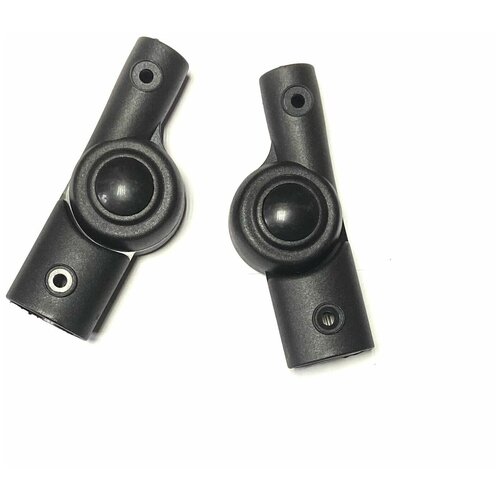 Комплект шарниров регулирования подножки овал 20/30 мм - круг 16мм, 2шт