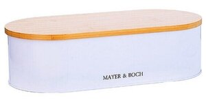 Хлебница Mayer&boch 44х21х12,3см сталь/бамбук (29907)