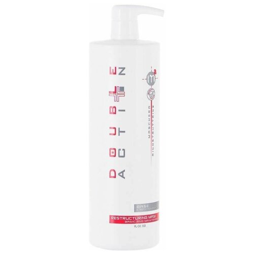 hair company professional маска для волос восстанавливающая 250 мл double action maschera ricostruttrice base e mantenimento Hair Company Double Action Маска для волос восстанавливающая, 1000 мл