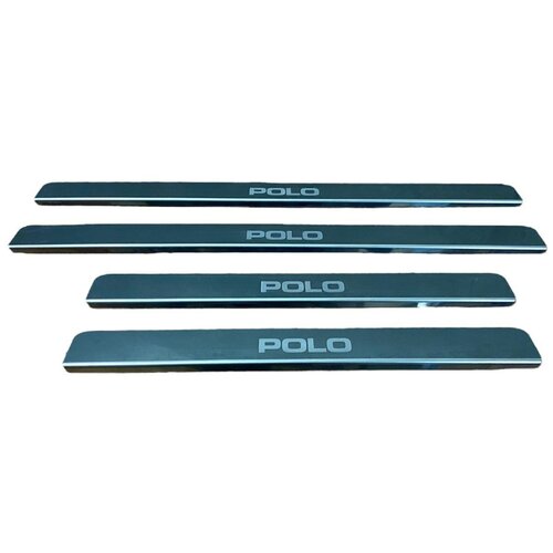 Накладки на пороги Volkswagen POLO 2017- 2020