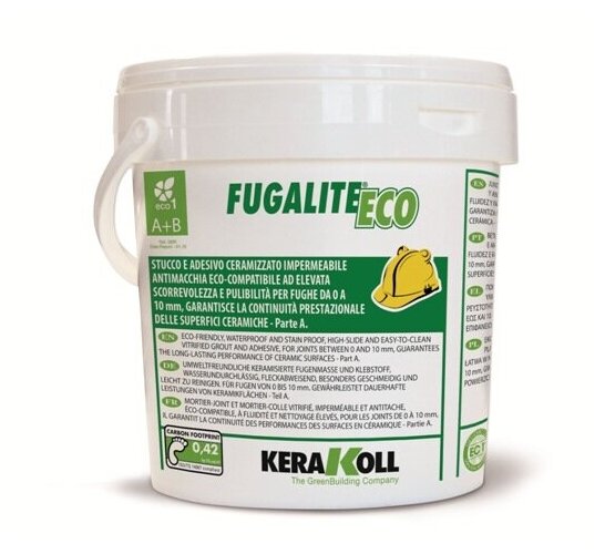 Затирка для плитки двухкомпонентная на эпоксидной основе Kerakoll Fugalite Eco (3кг) 10 Terracotta