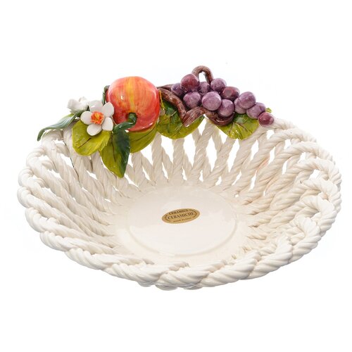 Блюдо круглое Orgia Фрукты 27 см