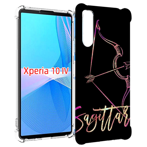 Чехол MyPads знак зодиака стрелец 3 для Sony Xperia 10 IV (10-4) задняя-панель-накладка-бампер