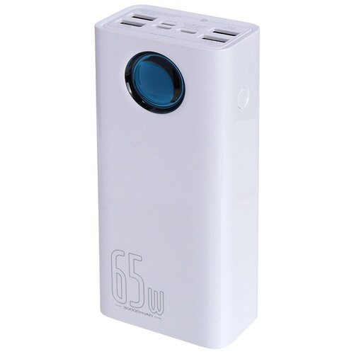 Внешний аккумулятор Baseus Amblight Digital Display Quick Charge Power Bank 30000mAh 65W White(PPLG000102)